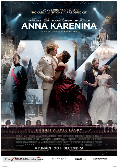 Anna Karenina - Slovak Movie Poster