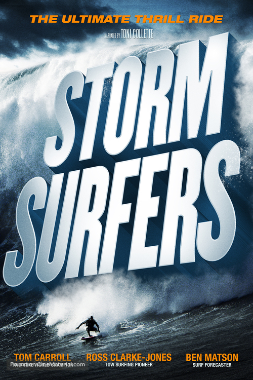 Storm Surfers 3D - DVD movie cover