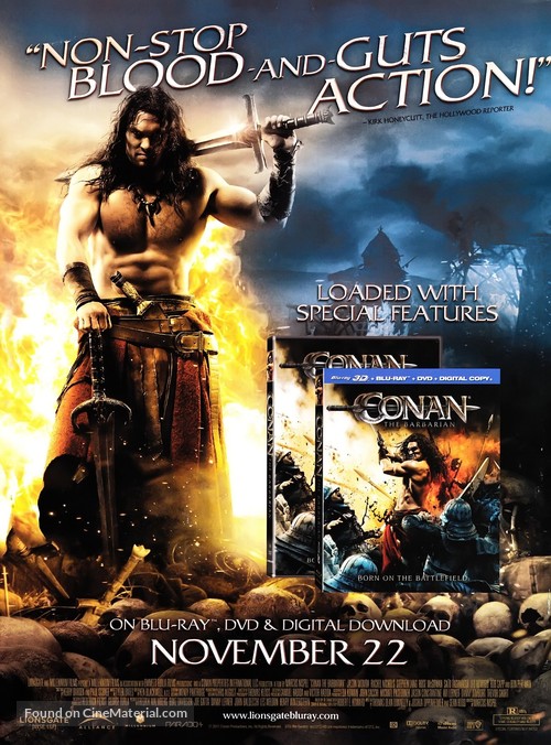 Conan the Barbarian - Video release movie poster