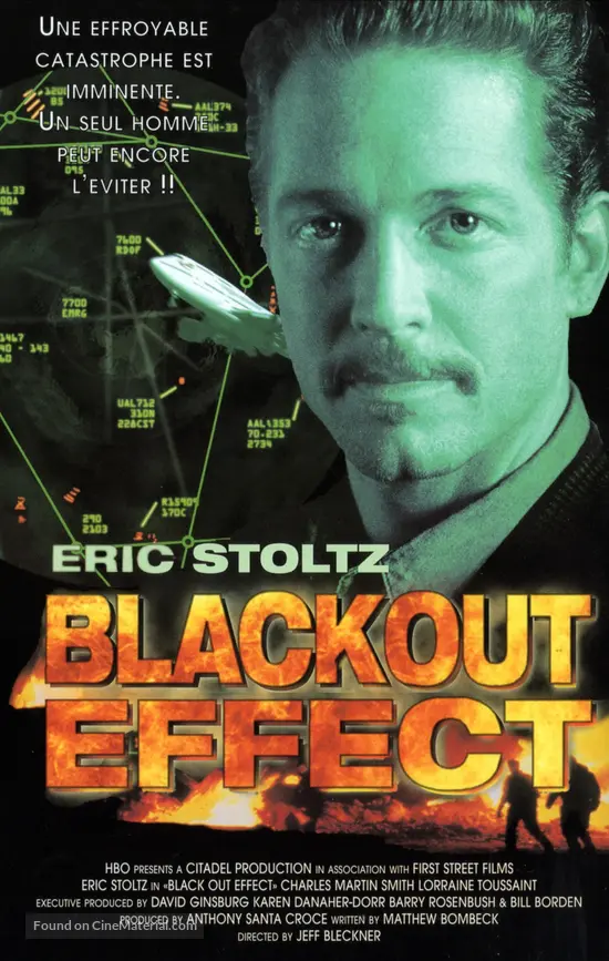 Blackout Effect - French VHS movie cover