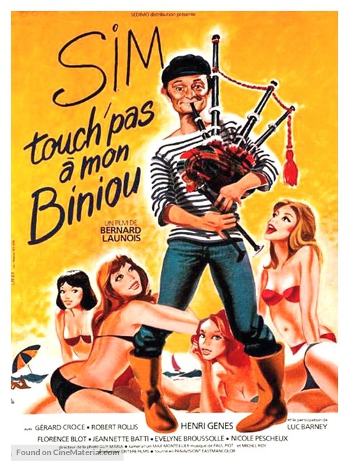 Touch&#039; pas &agrave; mon biniou - French Movie Poster