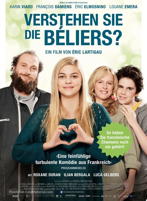 La famille B&eacute;lier - German Movie Poster