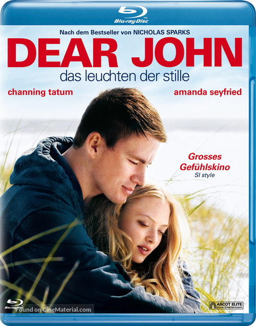 Dear John - Swiss Blu-Ray movie cover