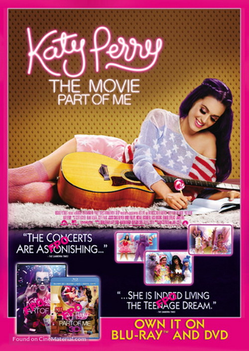 Katy Perry: Part of Me - Video release movie poster