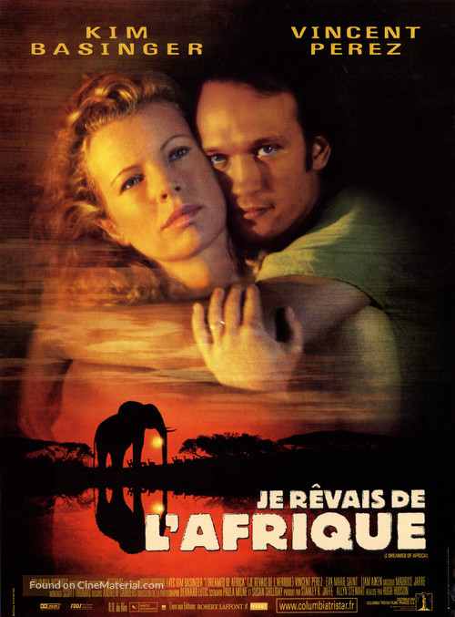 I Dreamed of Africa - French Movie Poster