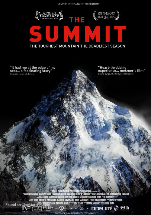 The Summit - Swedish Movie Poster