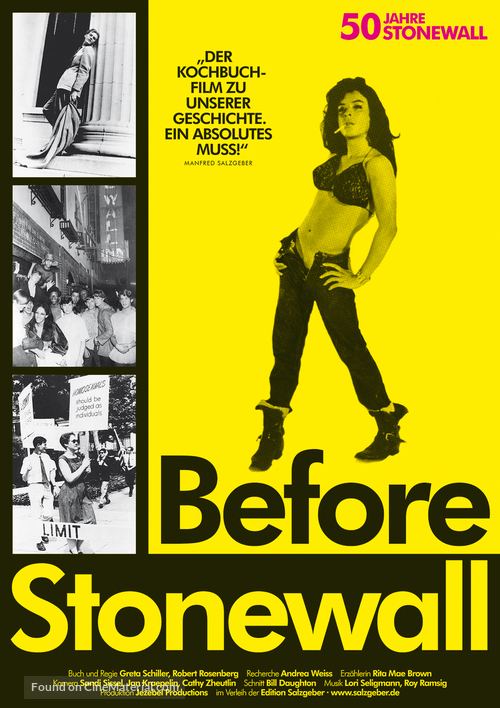 Before Stonewall - German Movie Poster