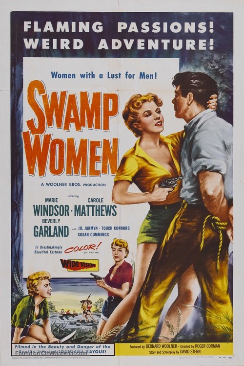 Swamp Women - Theatrical movie poster