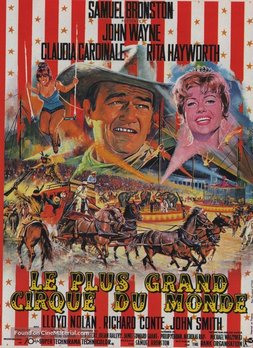 Circus World - French Movie Poster