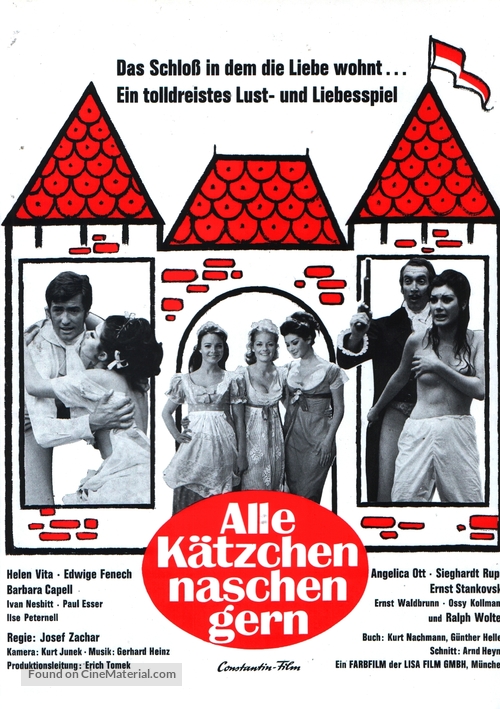 Alle K&auml;tzchen naschen gern - German Movie Poster