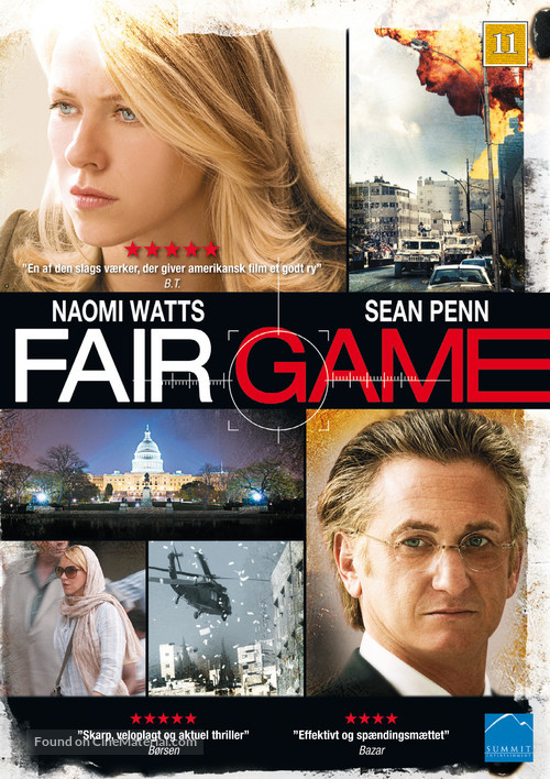 Fair Game - Danish DVD movie cover