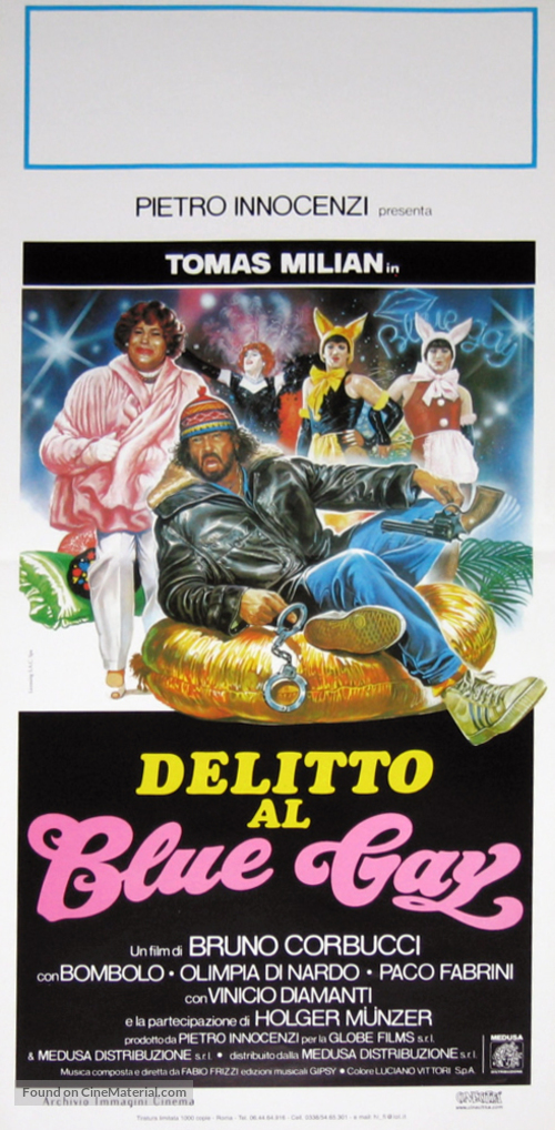 Delitto al Blue Gay - Italian Movie Poster