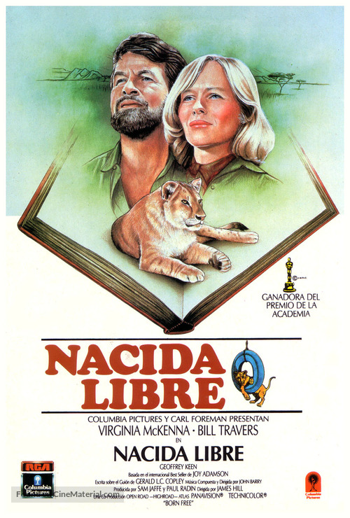 Born Free - Spanish Movie Cover