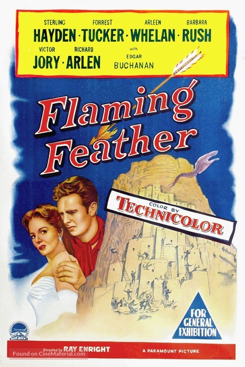 Flaming Feather - Australian Movie Poster