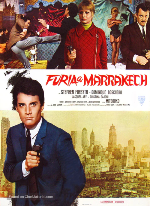Furia a Marrakech - Italian Movie Poster
