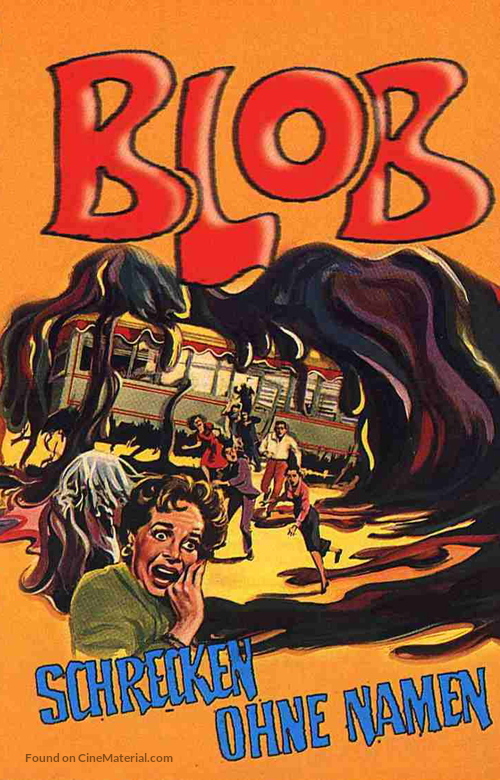 The Blob - German VHS movie cover