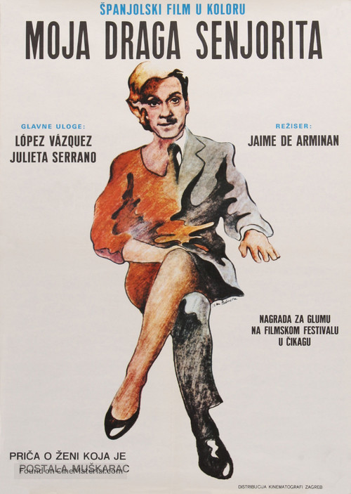 Mi querida se&ntilde;orita - Yugoslav Movie Poster