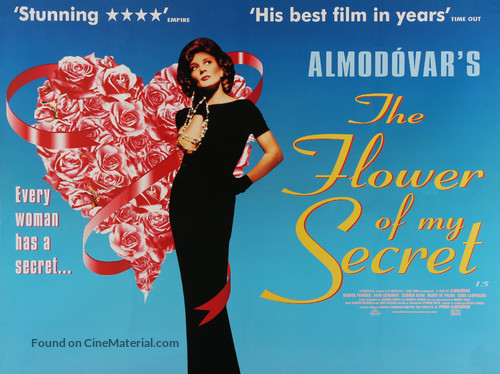 La flor de mi secreto - British Movie Poster