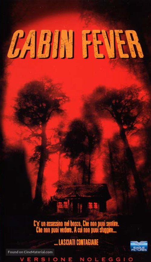 Cabin Fever - Italian DVD movie cover
