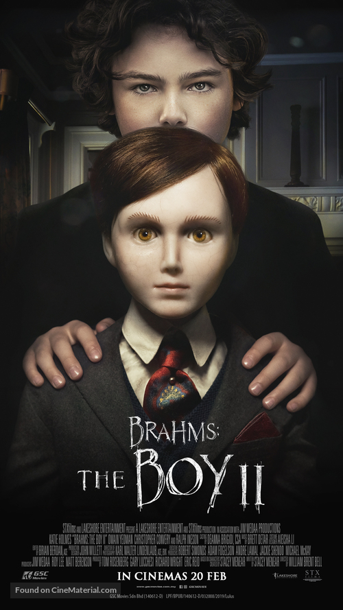 Brahms: The Boy II - Malaysian Movie Poster