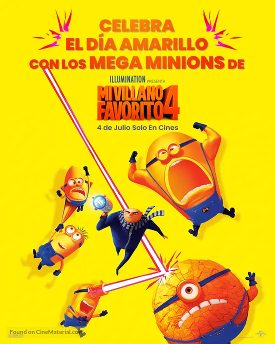 Despicable Me 4 - Mexican Movie Poster