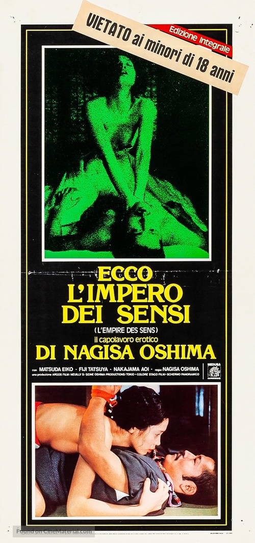 Ai no corrida - Italian Movie Poster
