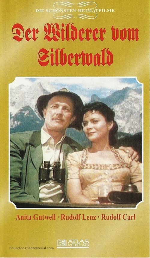 Der Wilderer vom Silberwald - German VHS movie cover
