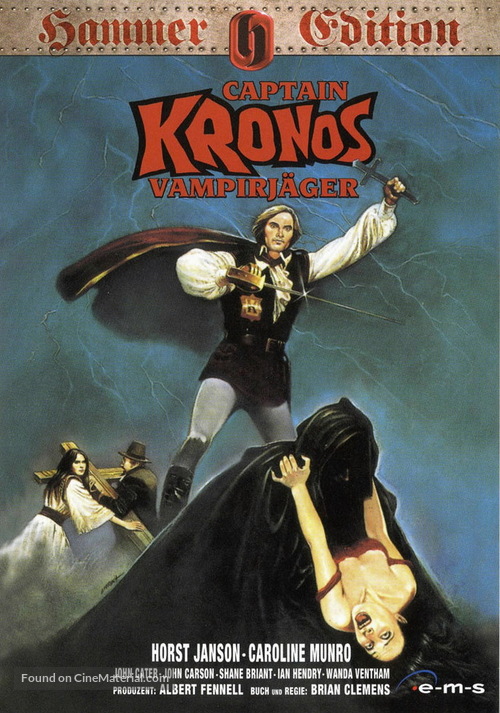 Captain Kronos - Vampire Hunter - German DVD movie cover