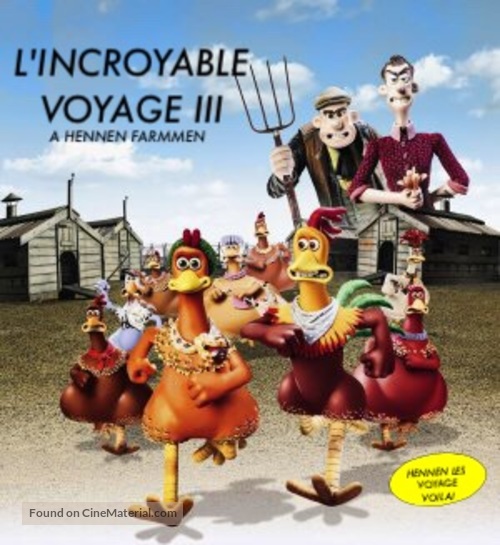 Chicken Run - French Blu-Ray movie cover