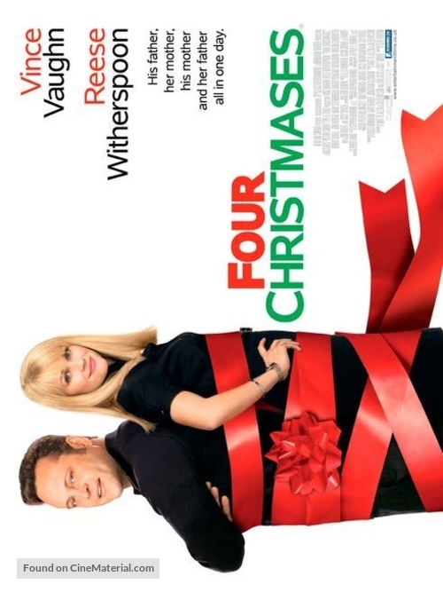 Four Christmases - British Movie Poster