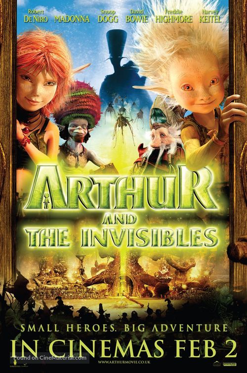 Arthur et les Minimoys - British Movie Poster