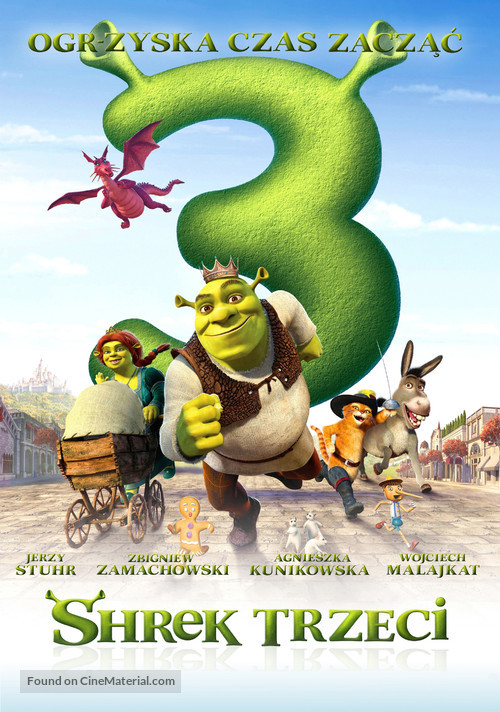 Shrek the Third - Polish Movie Poster