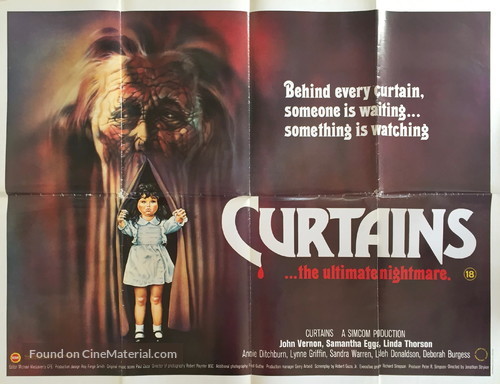 Curtains - British Movie Poster