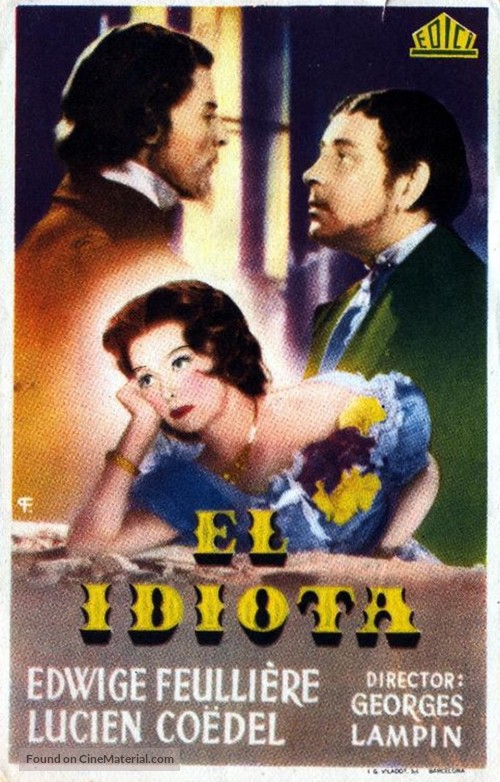 L&#039;idiot - Spanish Movie Poster