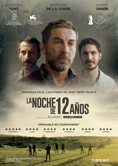 La noche de 12 a&ntilde;os - Argentinian Movie Cover