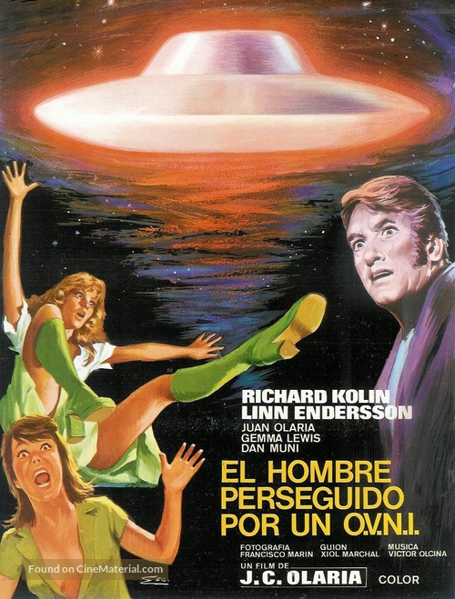 El hombre perseguido por un O.V.N.I. - Spanish Movie Poster