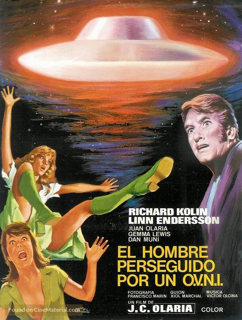 El hombre perseguido por un O.V.N.I. - Spanish Movie Poster