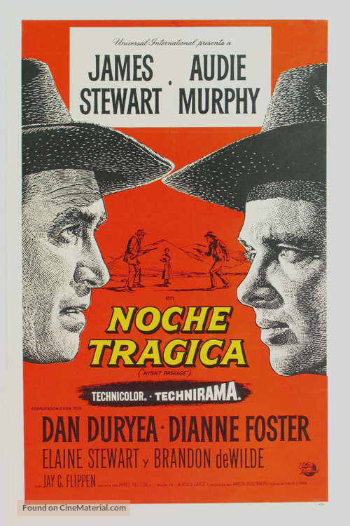 Night Passage - Puerto Rican Movie Poster