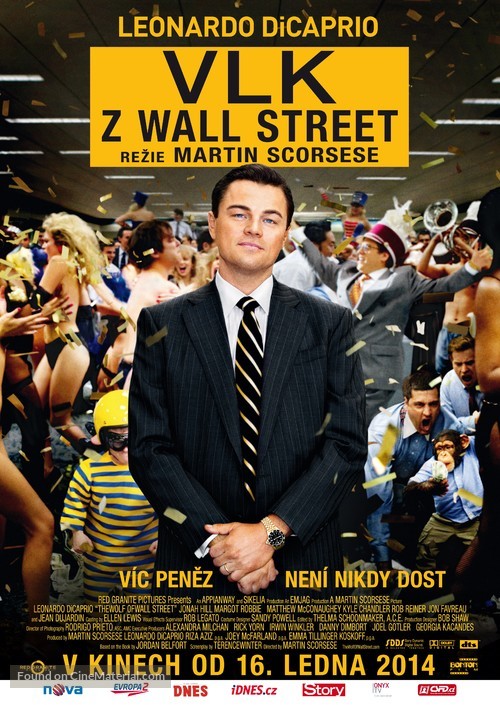 The Wolf of Wall Street - Czech Movie Poster
