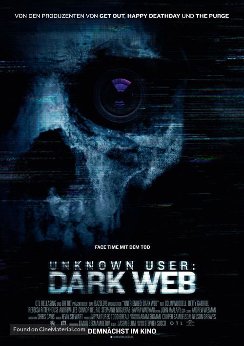 Unfriended: Dark Web - German Movie Poster