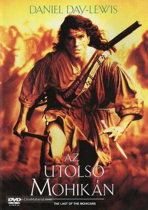 The Last of the Mohicans - Hungarian DVD movie cover