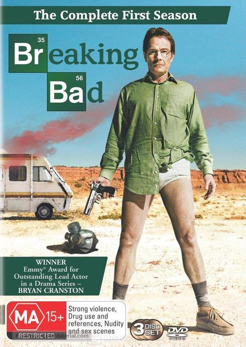 &quot;Breaking Bad&quot; - New Zealand DVD movie cover