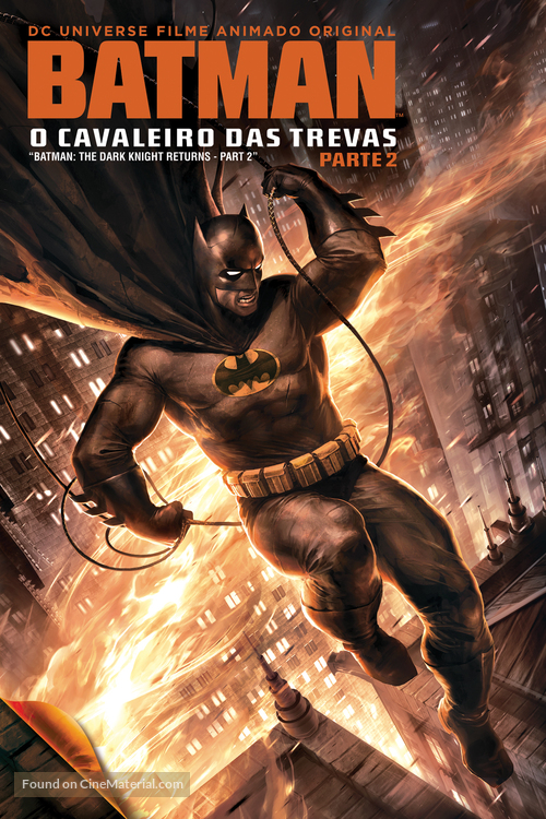 Batman: The Dark Knight Returns, Part 2 - Brazilian DVD movie cover