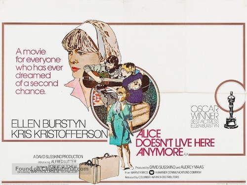 Alice Doesn&#039;t Live Here Anymore - British Movie Poster