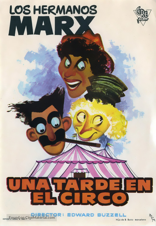 At the Circus - Spanish Movie Poster