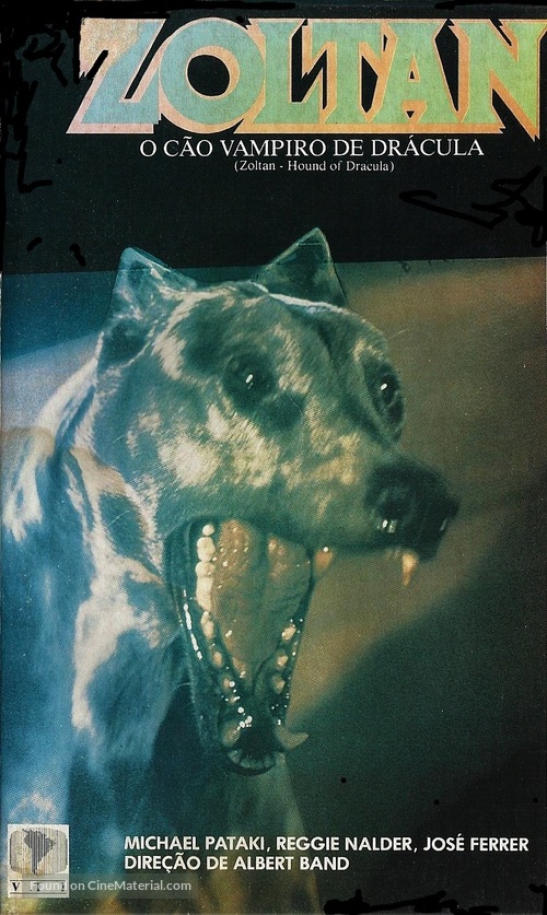 Dracula&#039;s Dog - Brazilian VHS movie cover