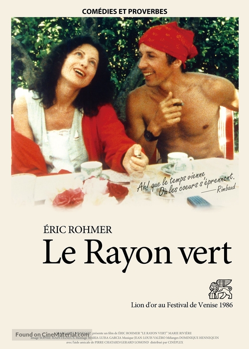 Rayon vert, Le - French Movie Poster