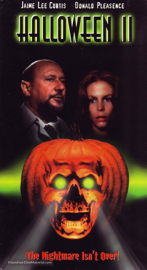 Halloween II - VHS movie cover