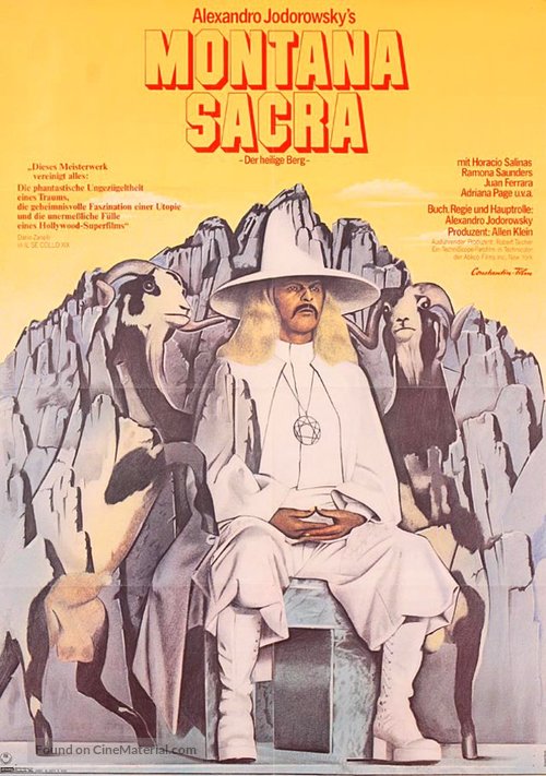 La monta&ntilde;a sagrada - German Movie Poster