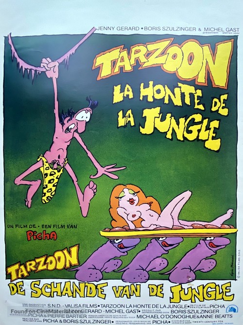 Tarzoon, la honte de la jungle - Belgian Movie Poster